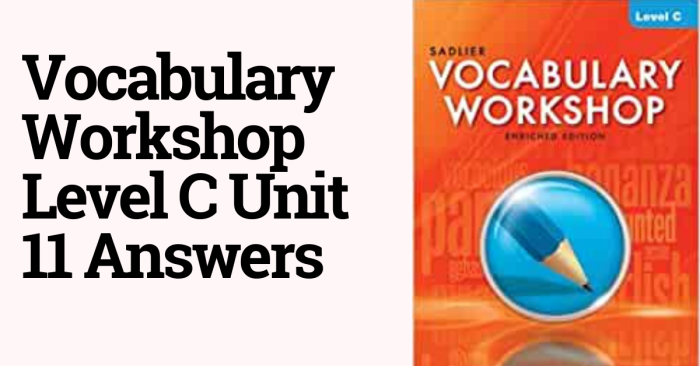 Vocab workshop level c unit 8 answers