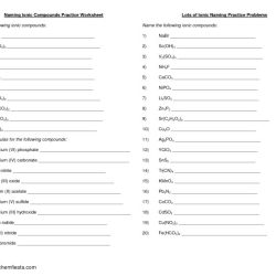 Worksheet molecular compounds answer key