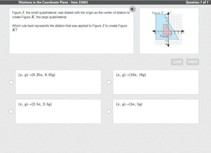 Figure abcd is dilated to create figure a'b'c'd'