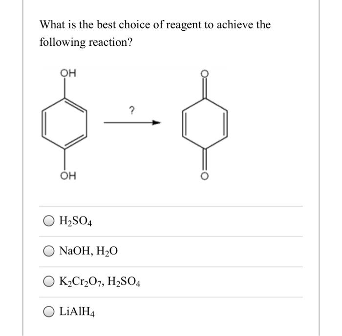 Select the best reagents to achieve the following transformation